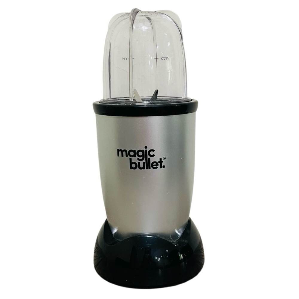 Magic Bullet Personal Blender 250 Watt Model MB1001S Cup & Cross Blade Silver